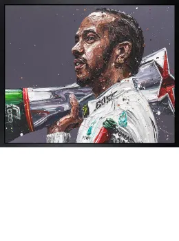 Lewis 1000 - Canvas - Artist Proof Black Framed - Framed Box Canvas