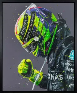 Lewis 2023 - Canvas - Artist Proof Black Framed - Framed Box Canvas