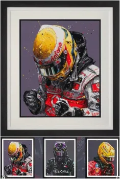 Lewis - Triple Flip - 3D Lenticular - Framed