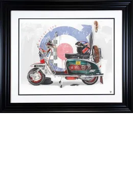 Life Is A Journey, Enjoy The Ride - Black Framed