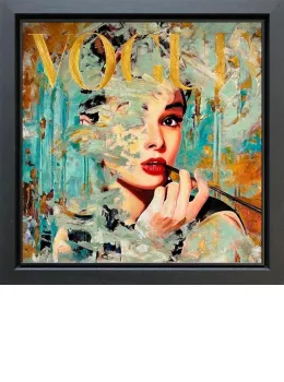 Life Is A Party, Dress For It - Canvas - Black Framed