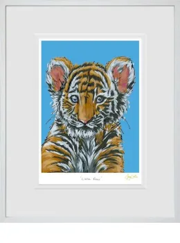 Little Roar - White Framed