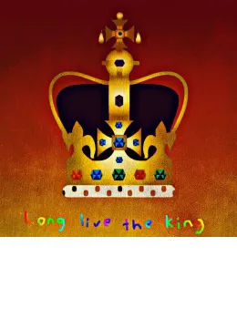 Long Live The King - Paper - White Framed