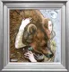 Look For The Light - Silver-Blue - Framed