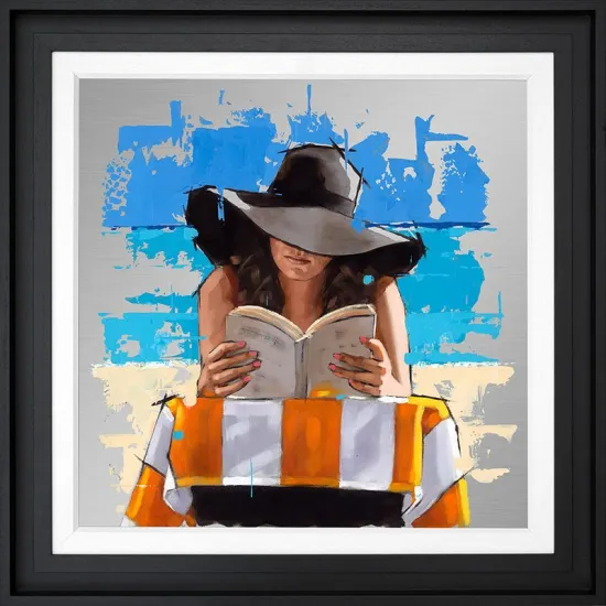 Lost In Fiction - Embellished Aluminium - Black Framed
