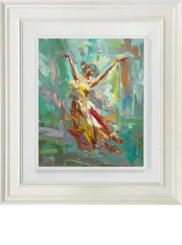 Lost In The Moment - Miniature - Cream Framed
