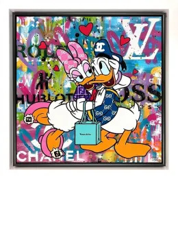 Love Ducks - White Framed