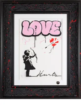 Love Hurts - Black Framed