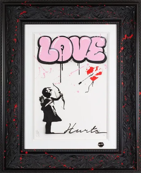 Love Hurts - Black Framed Love Hurts - Black Framed