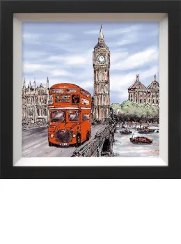 Lunch Hour - Black Framed