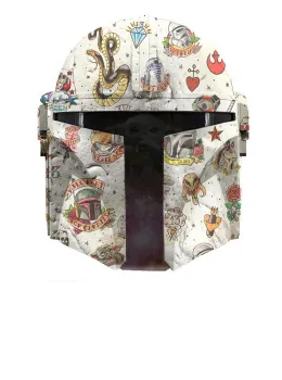Mando - White Background - Regular Size - Mounted
