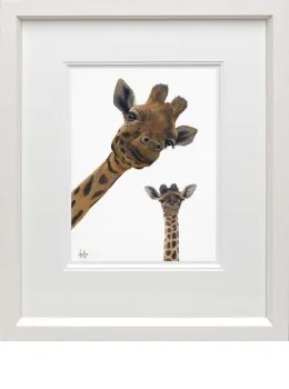 Mini Me - Paper - White Framed