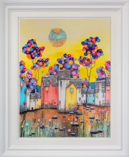 Moonglow - White Framed