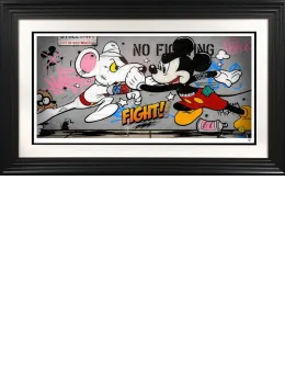 Mouse Fight II (The Rematch) - Artist Proof Black Framed