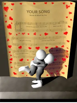Music - Your Song - On Paper - Mounted