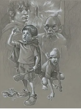 My Preciousss - Sketch - Mounted