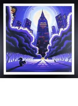 New York City Hearts - Original - Black Framed