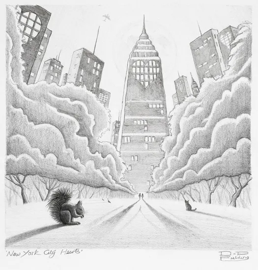 New York City Hearts - Sketch