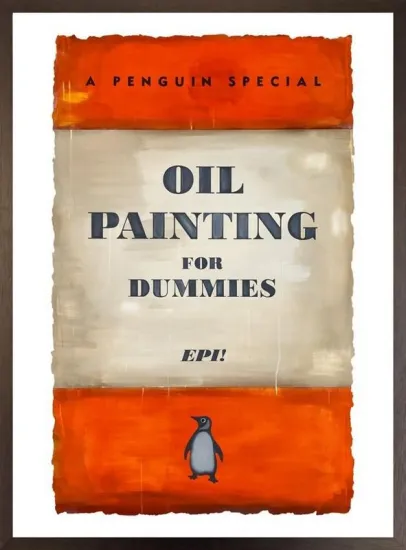 Oil Painting For Dummies - Framed Oil Painting For Dummies - Framed