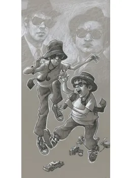 On a Mission - Sketch - Mounted
