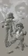 On a Mission - Sketch - Mounted