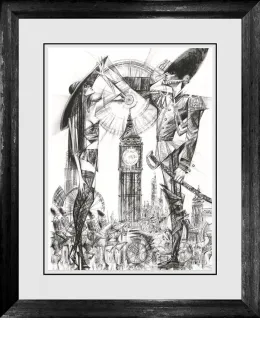 On Guard - Sketch - Limited Edition - Framed