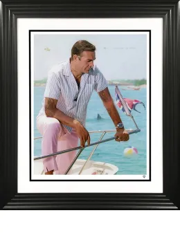 On Vacation II (Colour) - Black Framed