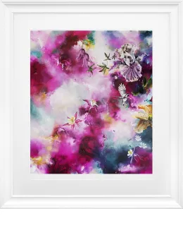 Opal I - White Framed