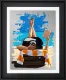 Out Of Office - Embellished Aluminium - Black Framed