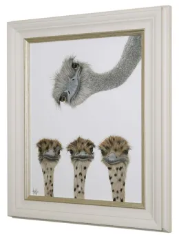 Photobombed - Canvas - White Framed