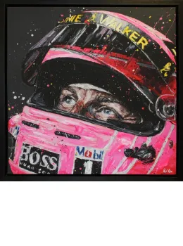 Pink For Papa - Canvas - Black Framed - Framed Box Canvas