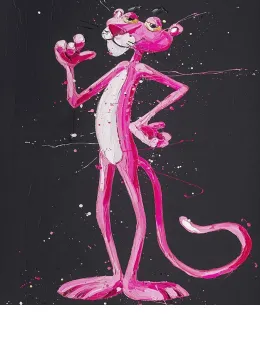 Positively Pink, Pink Panther - Mounted
