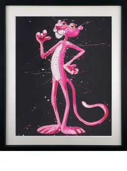Positively Pink, Pink Panther - Black Framed