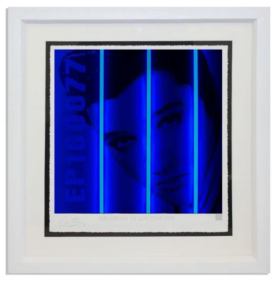 Presley - White Framed