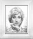 Public Life And Love (Black & White) - White Framed
