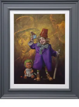 Pure Imagination - Canvas - Grey Framed