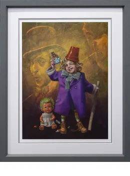 Pure Imagination - Paper - Grey Framed