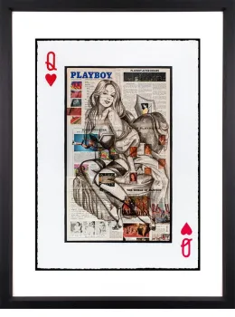 Queen Of Hearts - Black Framed