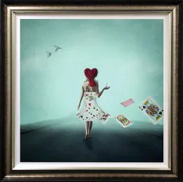 Queen Of Hearts - Deluxe - Framed