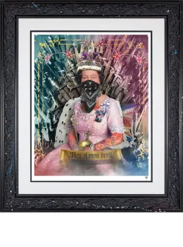 Queen Of Thrones - Black Framed