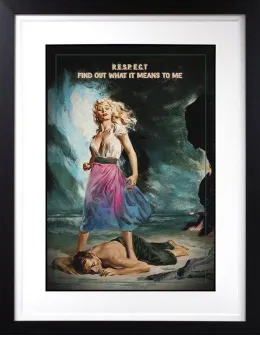 R E S P E C T - Black Framed