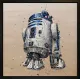 R2-D2 - Canvas - Black Framed - Framed Box Canvas