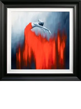 Red Dancer - Black Framed