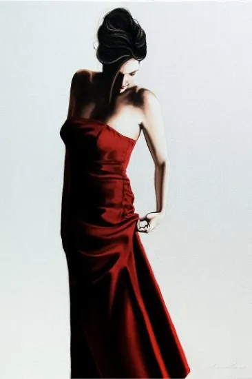 Red Dress - Print