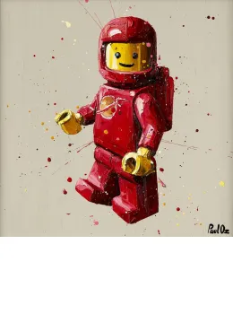 Red Lego - Mounted
