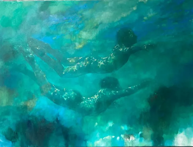 Reef Swimmers - Original - Box Canvas Reef Swimmers - Original - Box Canvas