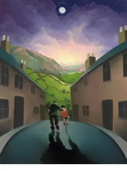 Riding With Grandad - Black Framed
