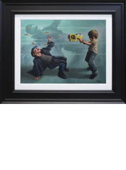 Rodger The Dodger - Canvas - Black Framed