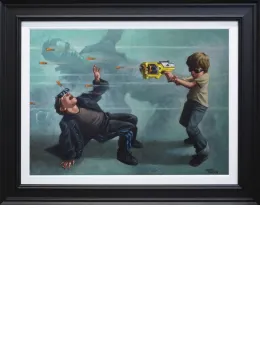 Rodger The Dodger - Deluxe Canvas - Black Framed