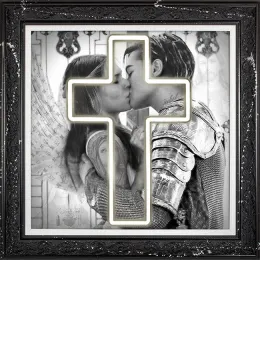 Romeo And Juliet - Metallic Silver Edition - Framed